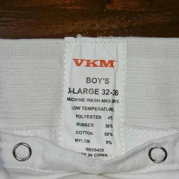 NOS VKM model JCPY boys cup and supporter white size Youth XL 32-36 - Picture 3 of 3